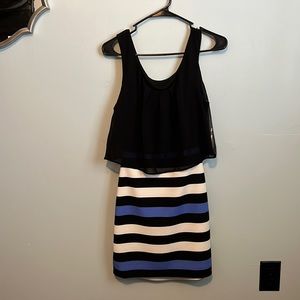 Multi color short dress
